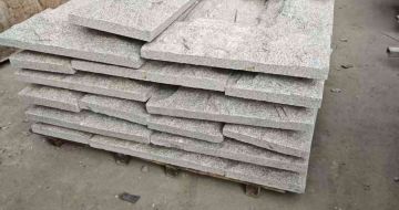 巴中芝麻白蘑菇石，自然面