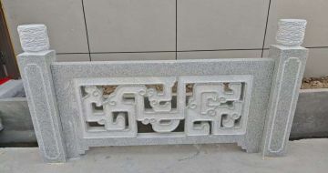 巴中芝麻白河道栏杆 桥栏杆