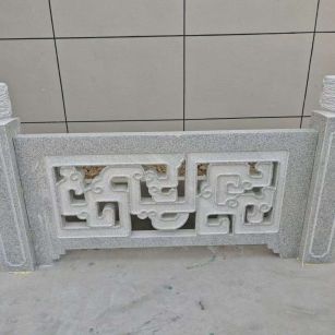 巴中芝麻白河道栏杆 桥栏杆