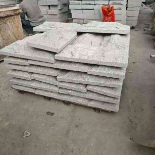 巴中芝麻白蘑菇石，自然面