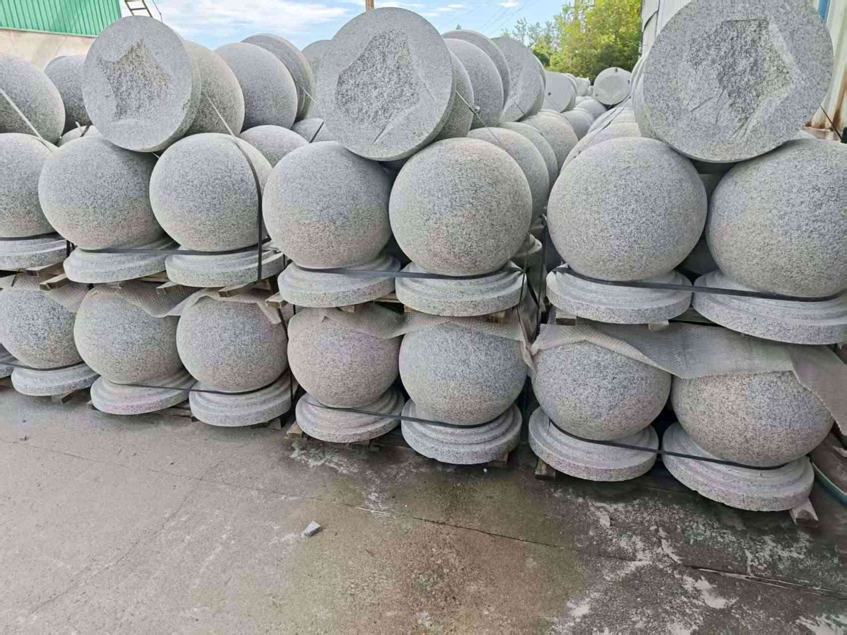 巴中圆球石球挡车球